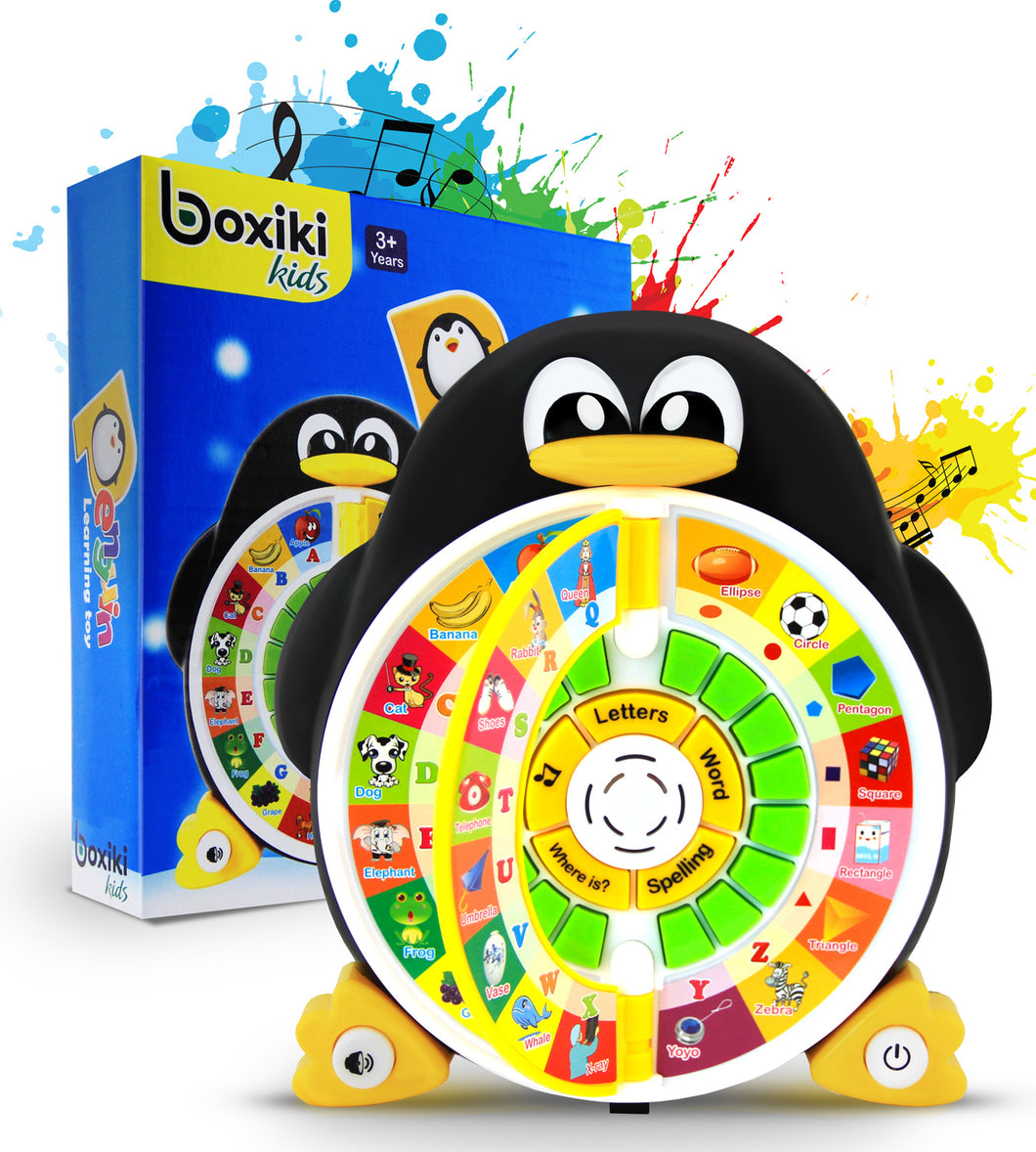Penguin Power ABC Learning & Educational Toys for Toddlers - Preschool Learning Activities Toys to Learn ABCs, Words, Spelling, Shapes, Quiz & Songs - Learning Toys for 3+ Year Olds Boys and Girls