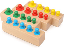 Load image into Gallery viewer, Wooden Cylinder Blocks
