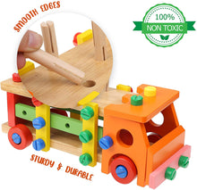 Load image into Gallery viewer, Wooden Tool Truck Set (Orange)
