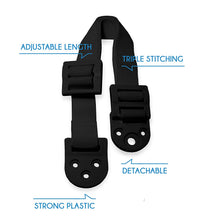 Load image into Gallery viewer, 8 PCS Adjustable Anti-Tip Furniture Anchor Safety Straps (Black)
