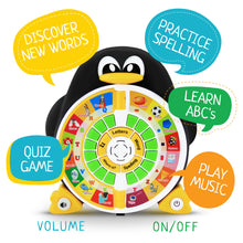 Load image into Gallery viewer, Penguin Power ABC Learning &amp; Educational Toys for Toddlers - Preschool Learning Activities Toys to Learn ABCs, Words, Spelling, Shapes, Quiz &amp; Songs - Learning Toys for 3+ Year Olds Boys and Girls
