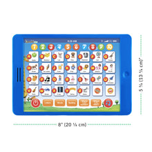 Load image into Gallery viewer, Boxiki kids Learning Pad Fun Kids Tablet with 6 Toddler Learning Games Early Child Development Toy for Number Learning, Learning ABCs, Spelling, “Where is?” Game, Melodies. Fun to Learn Your ABCs!
