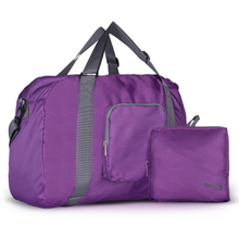 Load image into Gallery viewer, Foldable Travel Duffel Bag - Purple - Boxiki Travel
