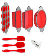 Load image into Gallery viewer, 13 Set Premium Silicone Baking Pans &amp; Utensils by Boxiki Kitchen - Boxiki Kitchen
