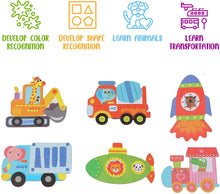 Load image into Gallery viewer, Toddler Jigsaw Puzzles - Construction Vehicles
