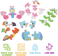 Load image into Gallery viewer, Toddler Jigsaw Puzzles - Birds &amp; Insects
