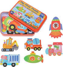 Load image into Gallery viewer, Toddler Jigsaw Puzzles - Construction Vehicles
