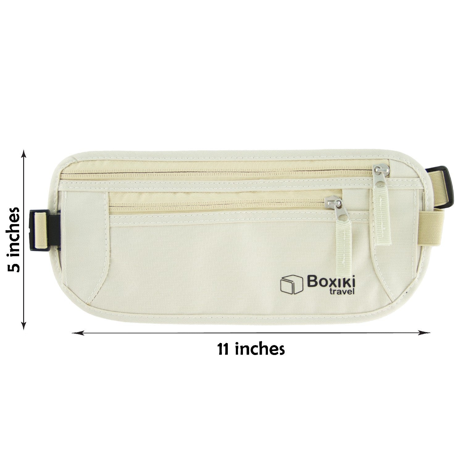 Fanny Packs For Women Boxiki RFID Travel Money Belt Hidden