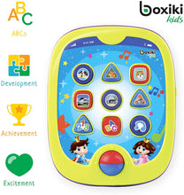 Load image into Gallery viewer, Boxiki kids Smart Pad Educational Toys for Babies and Children - Preschool Learning Toddler Tablet Toy for Infants. Learn ABC, Numbers &amp; Play Games.Learning Toys for 3,4,5 Years Old Boys &amp; Girls
